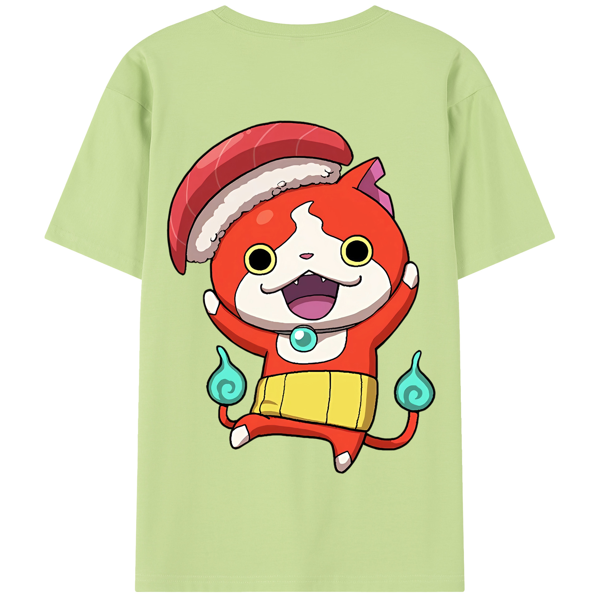 （画像用） 妖怪ウォッチ Yo-kai Watch 綿100％半袖Tシャツ（背面プリント）